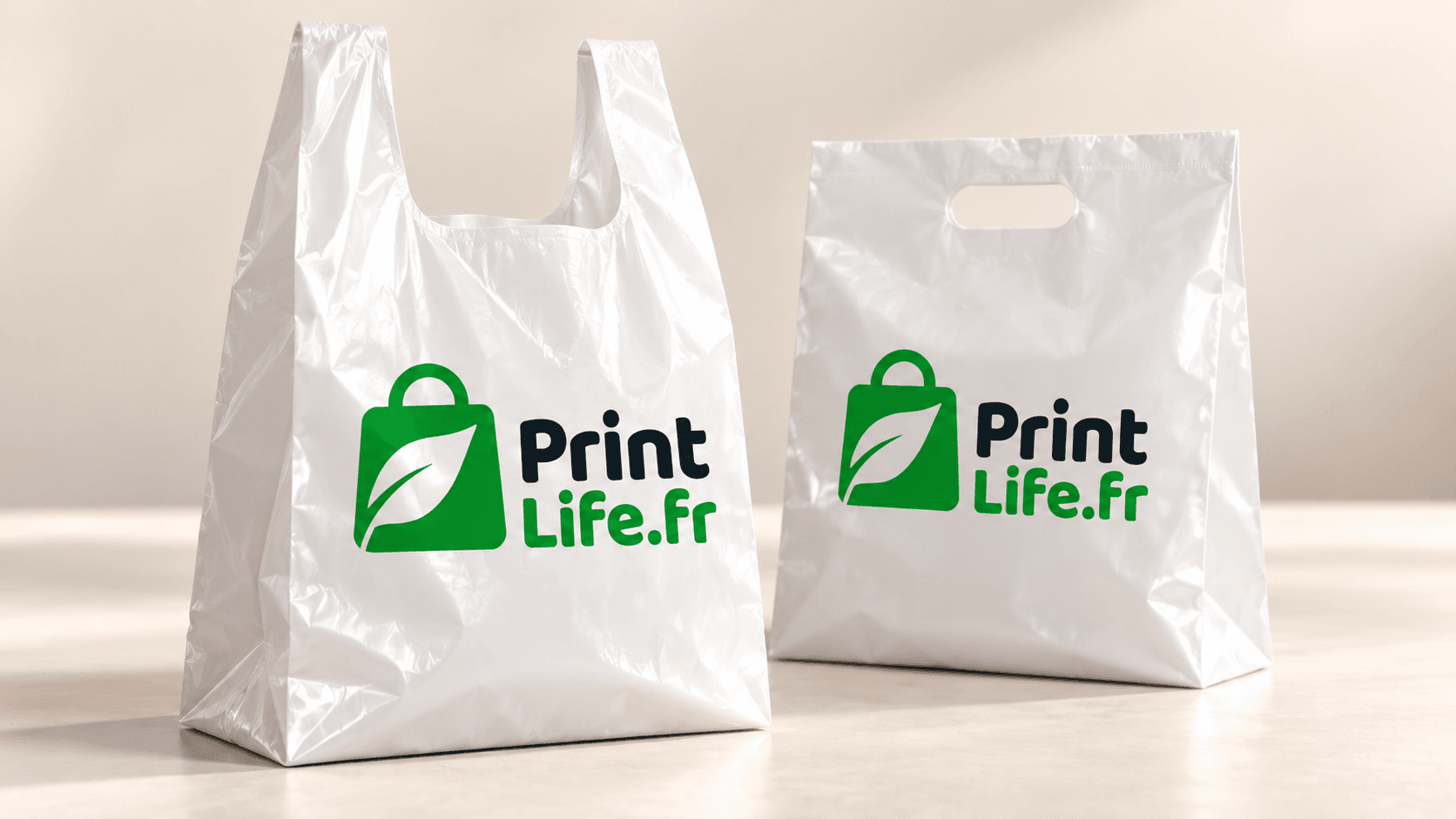 Sac Plastique personnalisé Print Life